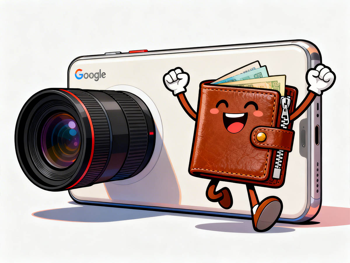 Google Pixel-kamera i fokus som value-argument